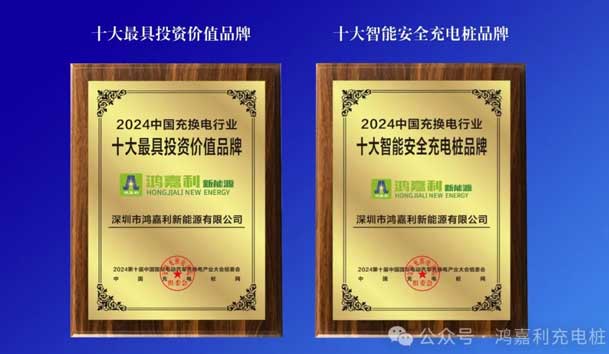 匠心致遠(yuǎn)，載譽(yù)前行：2024年鴻嘉利新能源榮獲充換電十大品牌獎(jiǎng)！(圖5)